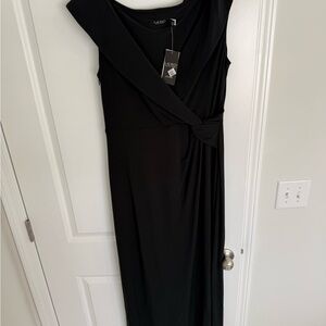 Ralph Lauren Black Asymmetrical Dress